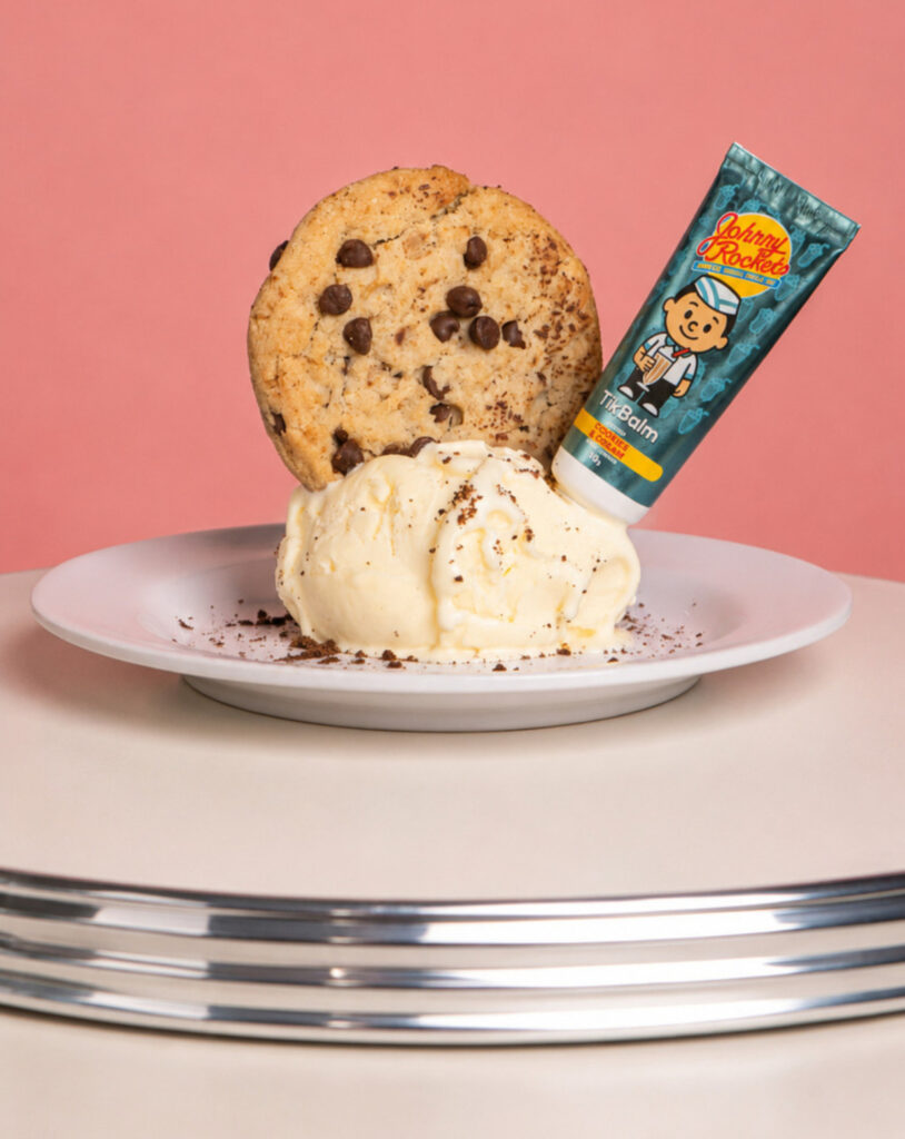 Balm labial Cookies & Cream do Johnny Rockets