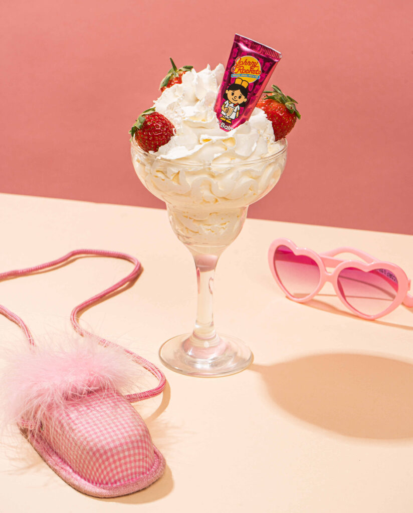 Balm labial Morango com Banana do Johnny Rockets