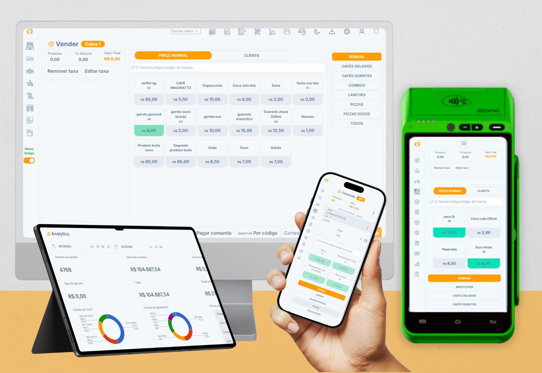 ControleNaMão — app de delivery no celular
